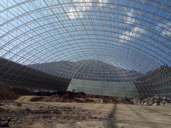 瑞安干煤棚网架加工案例